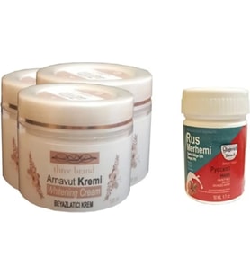 Three Brand Vücut 100 ml Arnavut Kremi3 Adet + Rus Merhemi 50 ml 1 Adet