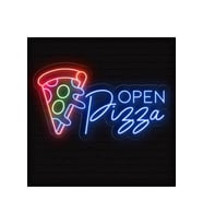 OPEN Pizza Yazılı Neon Tabela