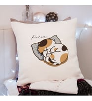 Kedi Tasarımlı Yastık Kişiye Özel