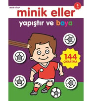 Minik Eller Yapıştır Ve Boya - Mor