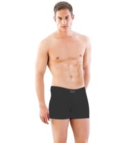 Amora Secret Siyah Mı Emay 2108 Seamless Uzun Erkek Boxer