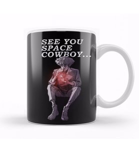 See You Space Cowboy Bebop Kupa Bardak Porselen