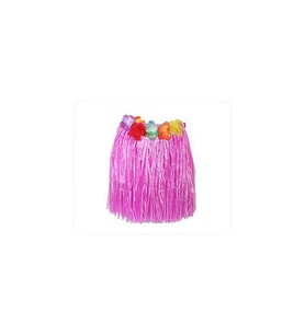 Hawaii Hula Eteği Pembe Renk 40 cm