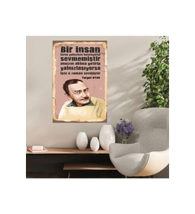 Ahşap Retro Mdf Poster , Komik Sözler , Duvar Yazıları , Manzara ,  Tarih , Edebiyat - Tbl0423