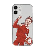 Iphone 12 Uyumlu Fernando Torres Desenli Şeffaf Telefon Kılıfı