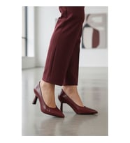 Ayakmod 593052 Z Bordo Kadın Abiye Ayakkabı