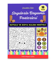 Sayılarla Boyama Posterleri