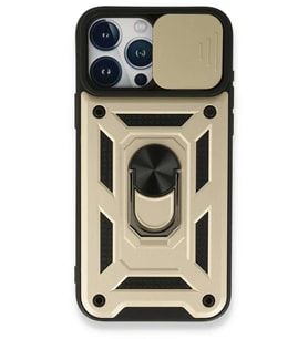 iPhone 15 Pro Max Kılıf Pars Lens Yüzüklü Silikon -