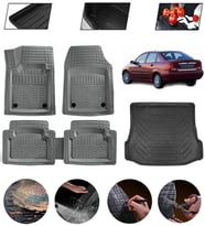 Ford Focus 1 Hatchback  Uyumlu Paspas Araca Özel Bagaj Havuzu MBS Gri