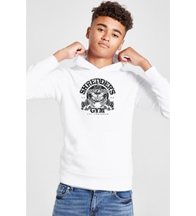 Ninja Turtles Shredder's Gym Beyaz Çocuk 3ip Kapşonlu Sweatshirt