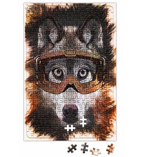 Kurt Köpek Pug Puzzle 240 Parça Yapboz
