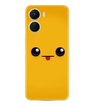 Vivo Y16 Kılıf Resimli Desenli Silikon Platinium Series Yellow Sweet 1817