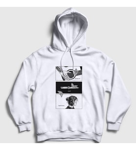 Presmono Unisex Beyaz Endure And Survive Oyun Last Of Us Kapüşonlu Sweatshirt 357797tt