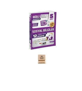 Gizli 5. Sınıf Sosyal Bilgiler 12'li Deneme-MEB Gibi Sordu + Telefon Standı