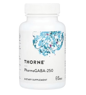 Thorne PharmaGABA-250 60 Capsules (250 mg per Capsule).USA.