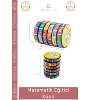 #SayıKüpü Eğitici Zeka Geliştirici Sayısal İşlem Plastik Sağlam Kaliteli Renkli Temel Matematik Küpü