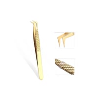 Gold L Model Ipek Kirpik Cımbızı