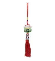Feng Shui Maneki Neko Şans Kedisi Yeşil No.4 (Karışık)