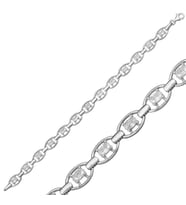 Gümüş Oval Su Yolu Bayan Bileklik