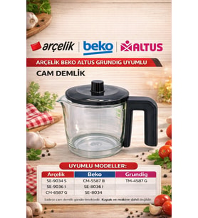 Arçelik SE-9036 I  SEMAVER  ÇAY MAKİNASI DEMLİĞİ VE KAPAĞI