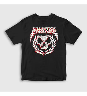 Presmono Unisex Çocuk Siyah Define Love Metal Killswitch Engage T-Shirt 537112tt