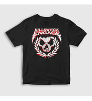 Presmono Unisex Çocuk Siyah Define Love Metal Killswitch Engage T-Shirt 537112tt