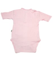 Sema Baby Yarım Kol Kaşkorse Badi (Body) - Pembe  18-24 Ay (Çok Renkli)