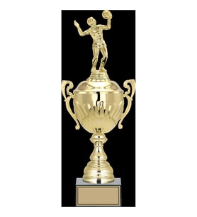 ODAK KUPA - Figürlü Kupalar - Voleybol Kadın Figürlü Kupalar FG-089 C - 44 cm