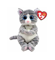 TY Peluş Gri Tekir Kedi Mitzi 20 cm - En Sevimli Arkadaşınız!