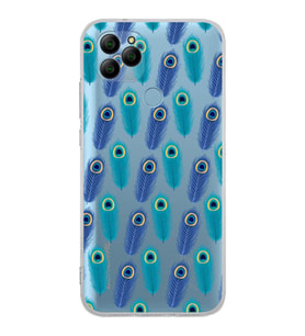 PrintiFy General Mobile  GM 21 ile Uyumlu 1mm Slim Fit Nazar Boncuğu 4 Baskılı Şeffaf  Kılıf