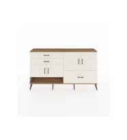 Arges Konsol 3 Raflı 3 Çekmeceli 4 Kapaklı 176x30x99 Çam-Aytaşı