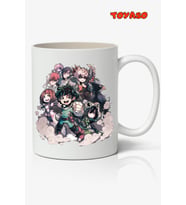 My Hero Academia Karakterler Anime Temalı Beyaz Kupa Bardak Sevgiliye Arkadaşa Hediye