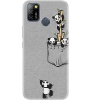 Infınıx Smart 5 Kılıf Silikon Desen Özel Seri Pandalar 1798