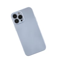 İphone 13 Pro Max Kılıf Nano İçi Kadife Silikon - Sky Blue
