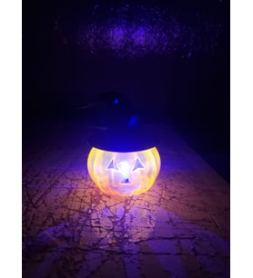 Halloween Cadılar B.Işıklı Şapkalı Balkabağı 10x7c
