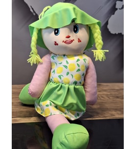 LİMON BEZ BEBEK 50 CM