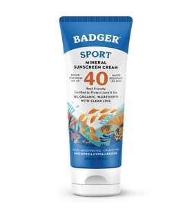 Badger Clear Zinc Kokusuz Güneş Kremi SPF40