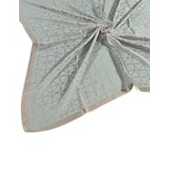 Mısırlı Eşarpları Devore Geometrik Desenli Eşarp (Açık Vizon)