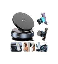 360 Derece Dönebilen Vakumlu Manyetik Telefon Tutucu Ayna Cam Ara
