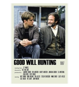 Good Will Hunting Alternatif (3) Tablo Ahşap Poster Dekoratif