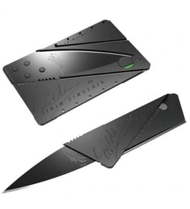 Cardsharp Kredi Kartı Şeklinde Bıçak Kutusuz