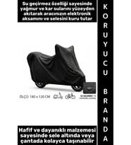 #Branda Hafif Kompakt 4 Mevsim Uyumlu Yağmur Kar Su Toz Kir Yırtılma Aşınmaya Dayanıklı Uv Işını Kor