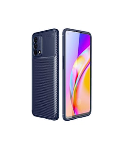 Oppo A74 4G Uyumlu Kılıf Zore Negro Silikon Kapak (Lacivert)