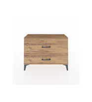 Arges Şifonyer 2 Çekmeceli 88x30x64 Çam-Çam
