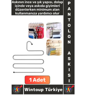 Dayanıklı Kolay Temizlenir Kaymaz Dolap İçi Düzenleme Giysi Havlu Kravat Pantolon İnce Krom Askı