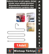 Dayanıklı Kolay Temizlenir Kaymaz Dolap İçi Düzenleme Giysi Havlu Kravat Pantolon İnce Krom Askı