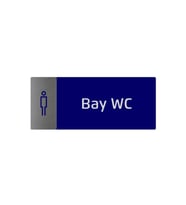 Dekoratif Wc Yönlendirme Tabelası - Erkek