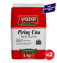 Yazar Sade Pirinç Unu 5 Kg x 2 Paket
