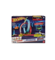 Hot Wheels Neon Yarışlar Çifte Çemberde Yarış Seti Hpc05