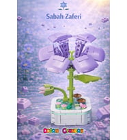 Mikro Blok Sabah Zaferi Çiçek Lego - Lego Setleri Mini Lego - Çiçek Lego - Blossom Çiçek Lego